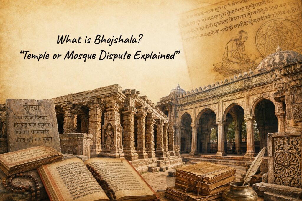 Bhojshala Dhar temple and mosque dispute explained in simple words