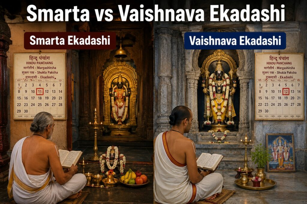 Smarta vs Vaishnava Ekadashi difference