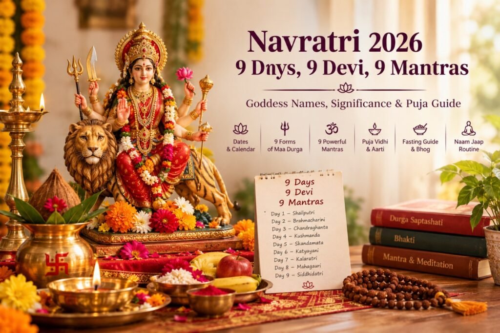 Navratri 2026 – 9 Devi and 9 Mantras