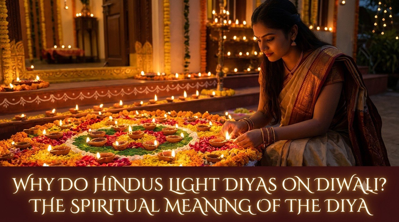 Why do Hindus light diyas on Diwali to symbolize the victory of light over darkness and good over evil.